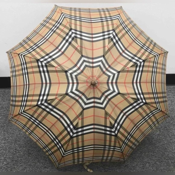 Burberry Vintage Umbrella 33" "Authentic" - Picture 3 of 14